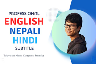 subtitle your video in english, nepali, or hindi
