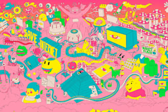 draw an awesome isometric illustration