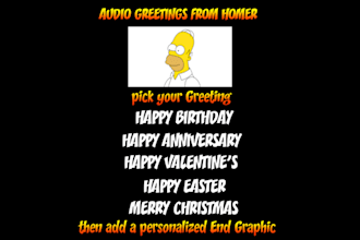 animate a greeting