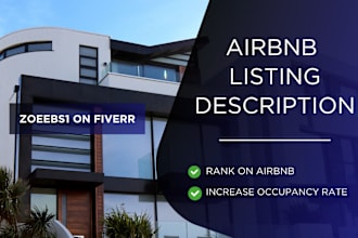 professionally write and optimize airbnb listing description