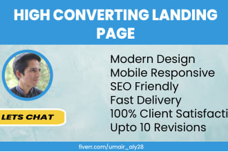 create a responsive wordpress landing page