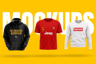do tshirts and hoodies mockups for dropshipping business