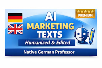 humanize and perfect your ai marketing text in german