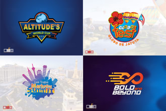 do event logo for music, sports, anniversary etc