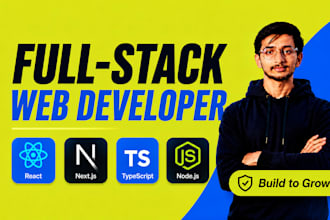 build a fullstack react nextjs and typescript app