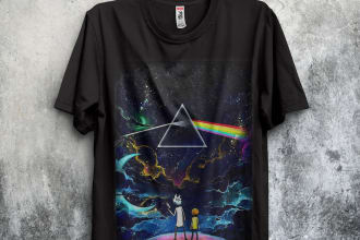 design attractive typography graphic t shirt