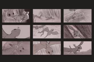 storyboard your animation, film, game, commercial, etc