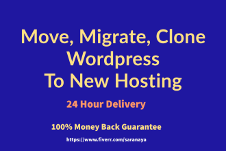 move wordpress website in 1 hour