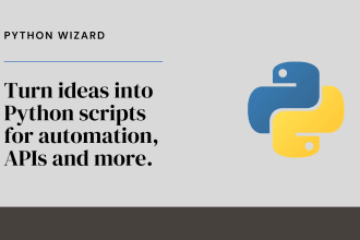 do python scripting using fastapi, scrapy, beautifulsoup