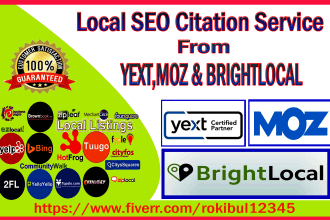 do local SEO citations from yext moz and brightlocal list