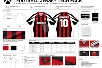 design clothing apparel mockups and tech packs