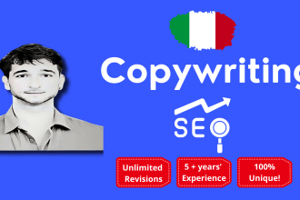 be your italian copywriter SEO content