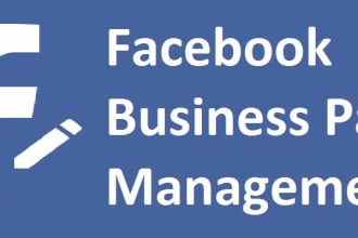 create and manage your business facebook page