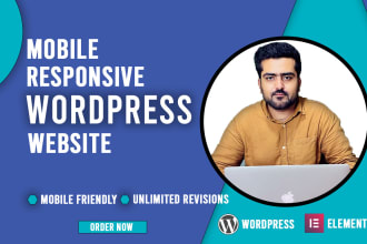 build mobile responsive wordpress website design