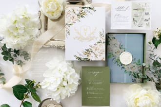 design event or wedding invites