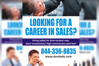 design professional flyers, brochures for your business