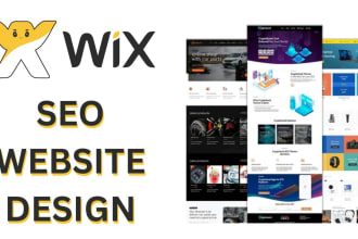 become pro wix website builder and wix SEO expert for you