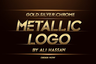 convert logo to gold, silver, metallic