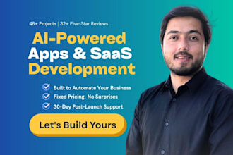 develop custom software, web app, website, or ai saas