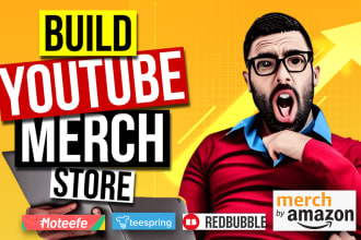 build merch store for your youtube channel