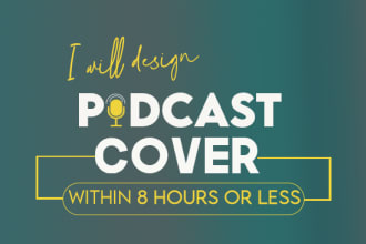 design a professional podcast cover art