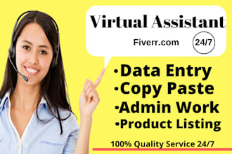 be your professional virtual assistant for 5 hours