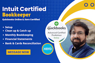 do bookkeeping setup cleanup in quickbooks online xero