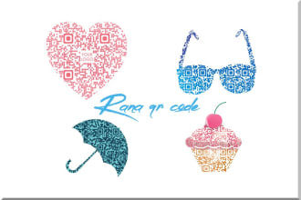 design professional qr code scan figure
