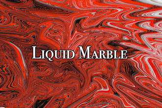 create custom liquid marble backgrounds and textures