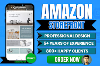 design amazon storefront, ebc a plus content, listing images