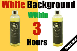 white or transparent background 25 images within 3 hours