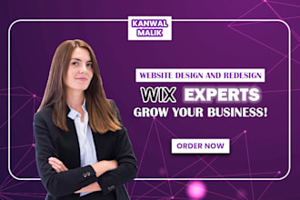 create stunning wix website design,redesign wix website