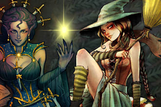 draw any fantasy character that you want