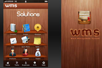 design iPhone app screen from your wireframe