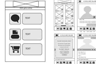 design a UX wireframe of your app