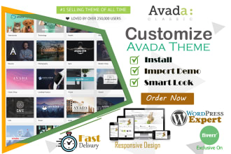 be your avada theme customizer and website maker