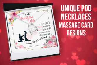 make message card design for shineon