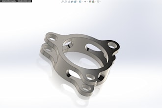 3d model a basic part for you in cad