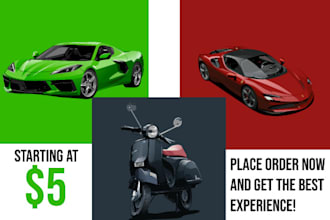 draw your car or any vehicles into cool vector illustration