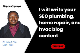 write your SEO plumbing, home repair, and hvac blog content