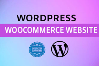 setup redesign fix wordpress woocommerce shop store