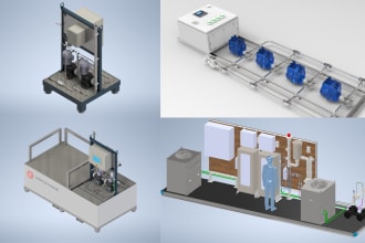 do 2d, 3d assembly, model in autodesk inventor