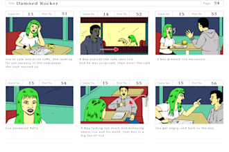 make storyboard for your movie or book