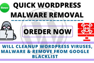 remove wordpress malware, fix hacked websites, malware removal