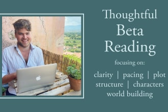 beta read your book and provide thoughtful feedback