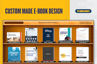 design a custom PDF, ebook, workbook, checklist, reports
