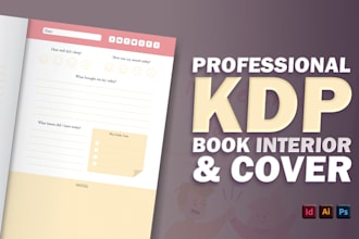 design your book cover and interior for KDP