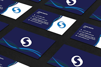 create clean and unique professional business card