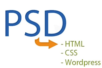 convert psd or html to wordpress