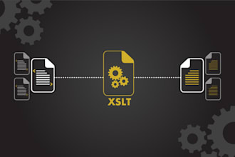 develop an XML transformation process based on xslt
